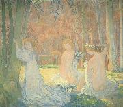 Spring Landscape with Figures Maurice Denis